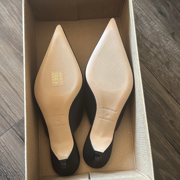 NWT Anthropologie Maeve Heart Mule Heels - Picture 6 of 8